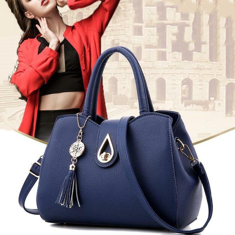 Temperament Handbags Large Capasity Leather Bags for Female Shoulder Bags Simple