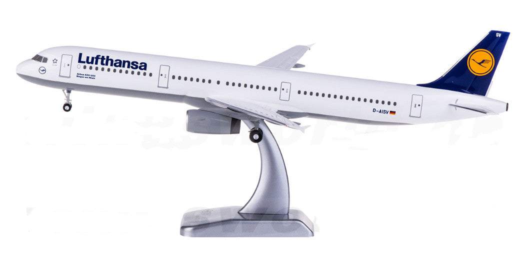 1:200 Hogan Lufthansa AIRBUS A321 Passenger Aircraft ABS Plastic Airplane Model