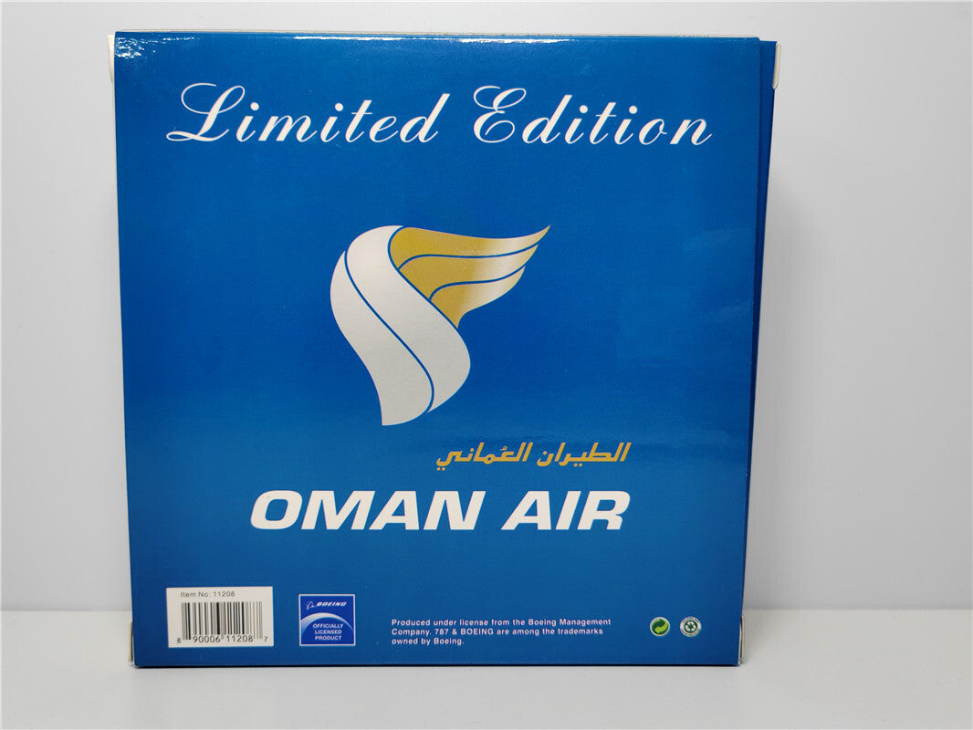 1:400 Phoenix OMAN AIR BOEING B787-8 Airplane Diecast Aircraft Plane Model