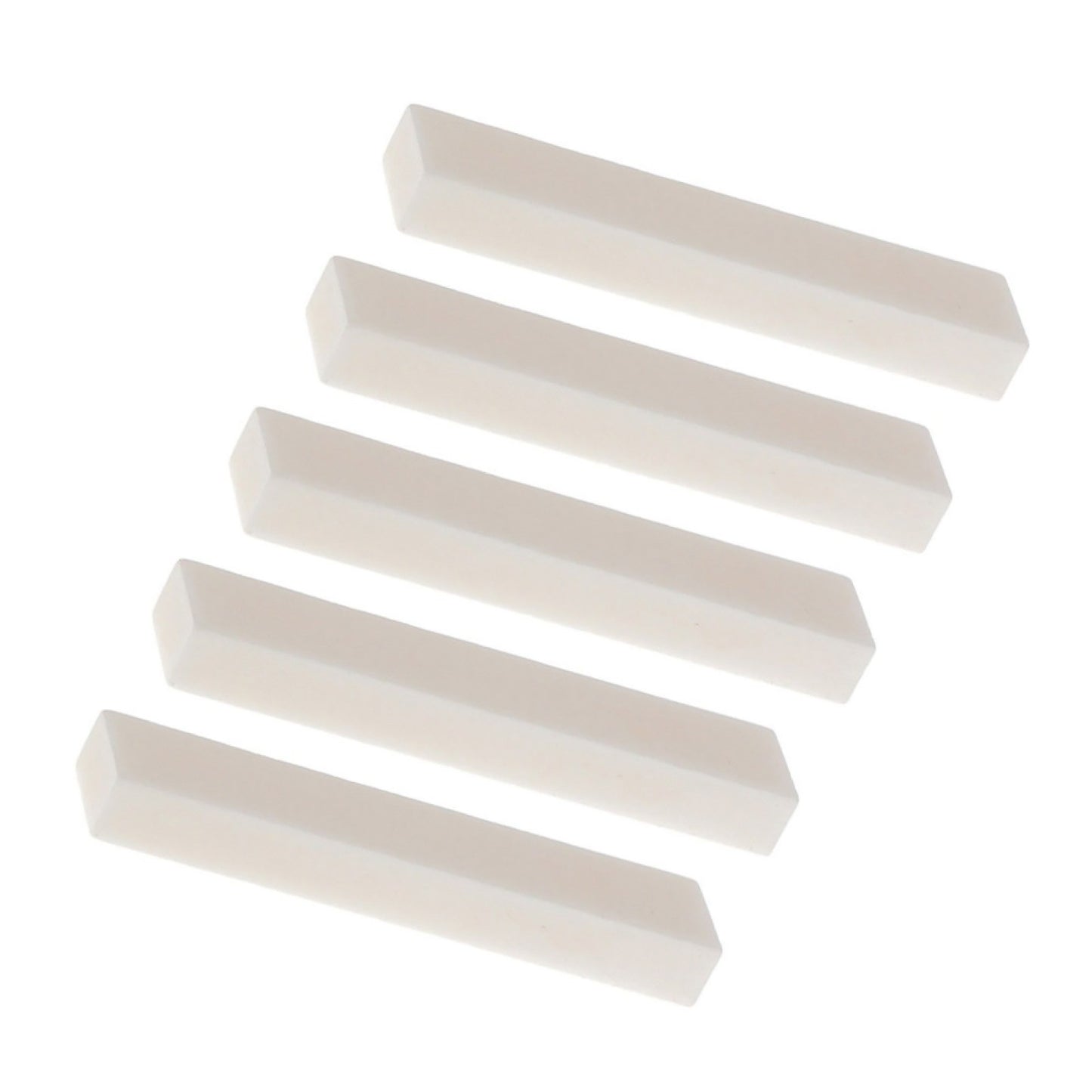 5Pcs Guitar Bone Nut Blank 2.04*0.39*0.23' Ukulele Luthier Saddle Bass Builder
