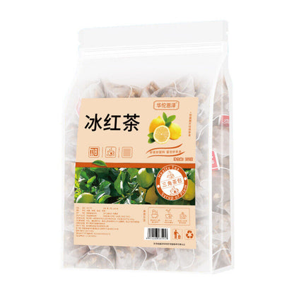 Iced Tea Triangle Bag Tea Hong Kong Style Lemon Iced Tea Flavor Tea Drinks 250g