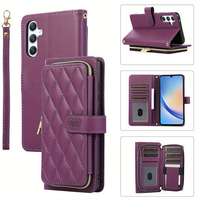 Crossbody Wallet Case for Samsung Galaxy A26 A36 A56 A16 A55 A35 A15 A54 A25 A73