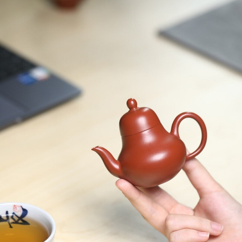80ml Small Handmade Pot Real Yixing Zisha Zhu Clay Kungfu Tea Pot Porcelain Cup