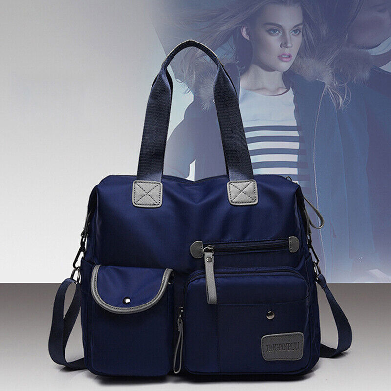 Women's Multi-pockets Shoulder Bag Portable Outdoor Travel Zipper Handbags