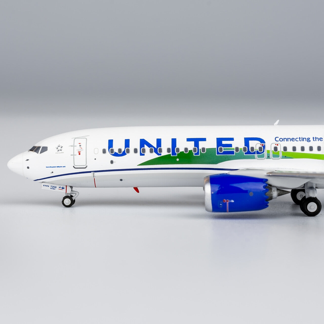 1:400 NG Model United Airlines BOEING B737 MAX 8 Airplane Diecast Aircraft Model
