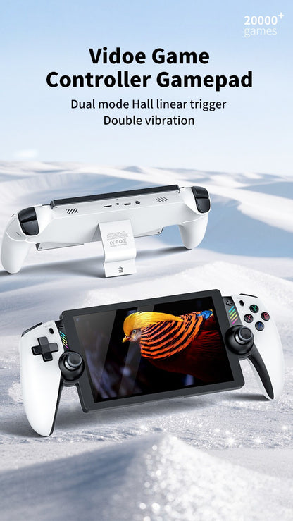 Classic Retro 3D Dual Joystick 7-Inch Gaming Console with Large PS2 Game Support
