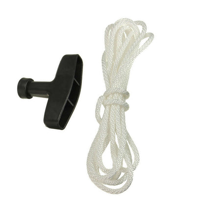 Plastic& Polyester Starter Line Rope With Pull Handle For Petrol Lawnmowers b