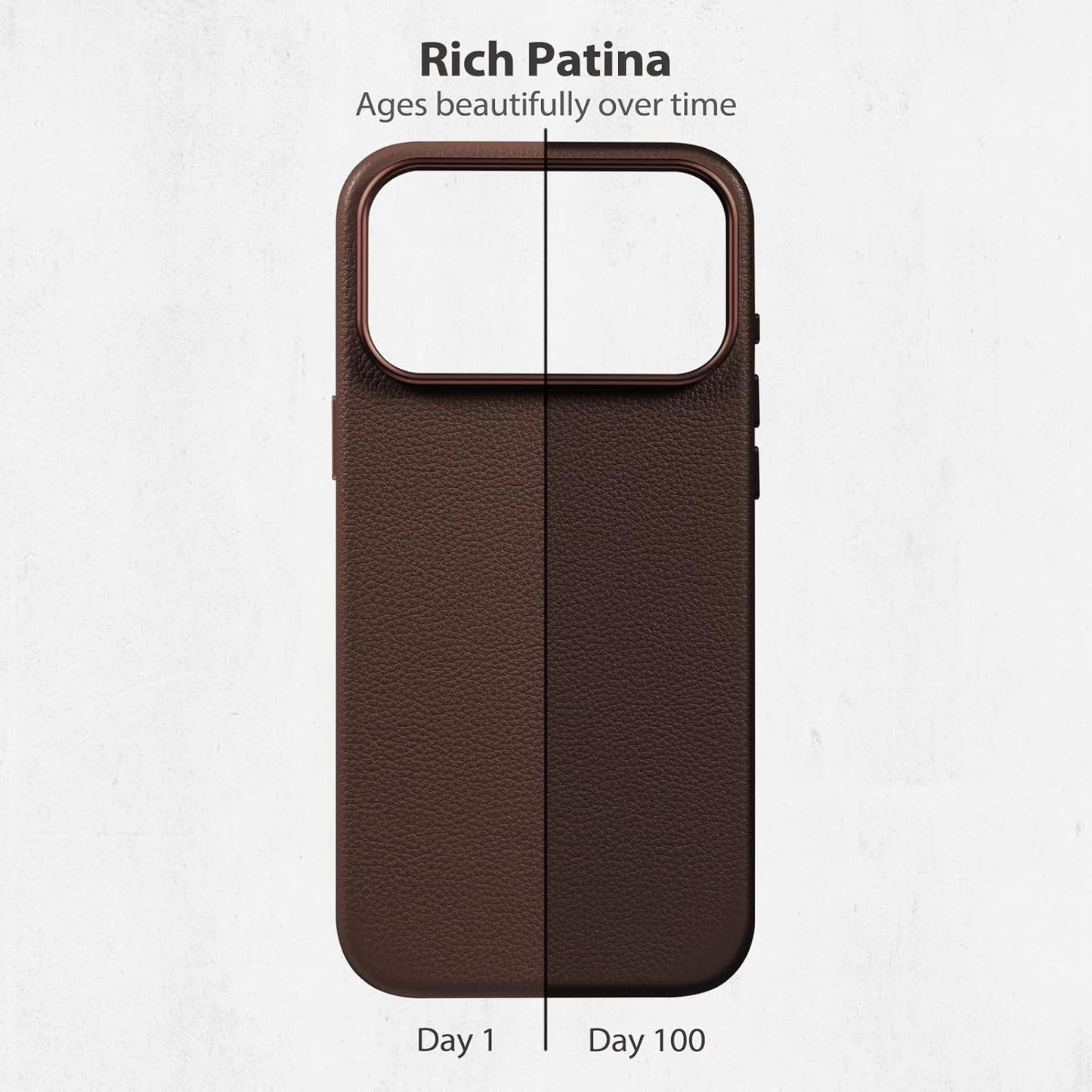 Handcrafted Premium Tumbled Leather Case for Iphone 17 Pro Max, Compatible with