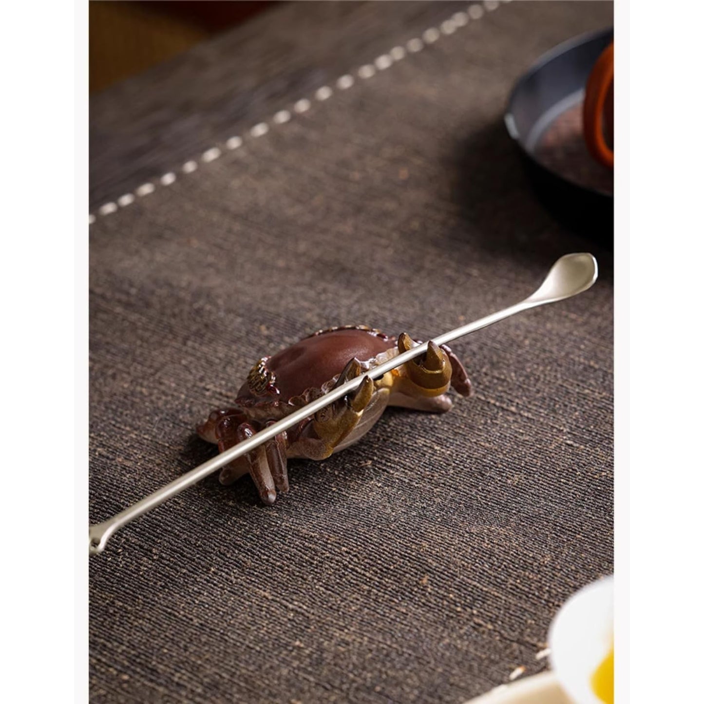 Resin Crab Tea Pet Change Color 6.9cm Tea Set Tray Decor Kungfu Tea Ceremony