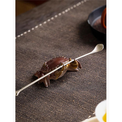 Resin Crab Tea Pet Change Color 6.9cm Tea Set Tray Decor Kungfu Tea Ceremony