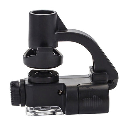 90X Universal Clip-on Zoom Cellphone LED Magnifier Phone Microscope Micro Lens F