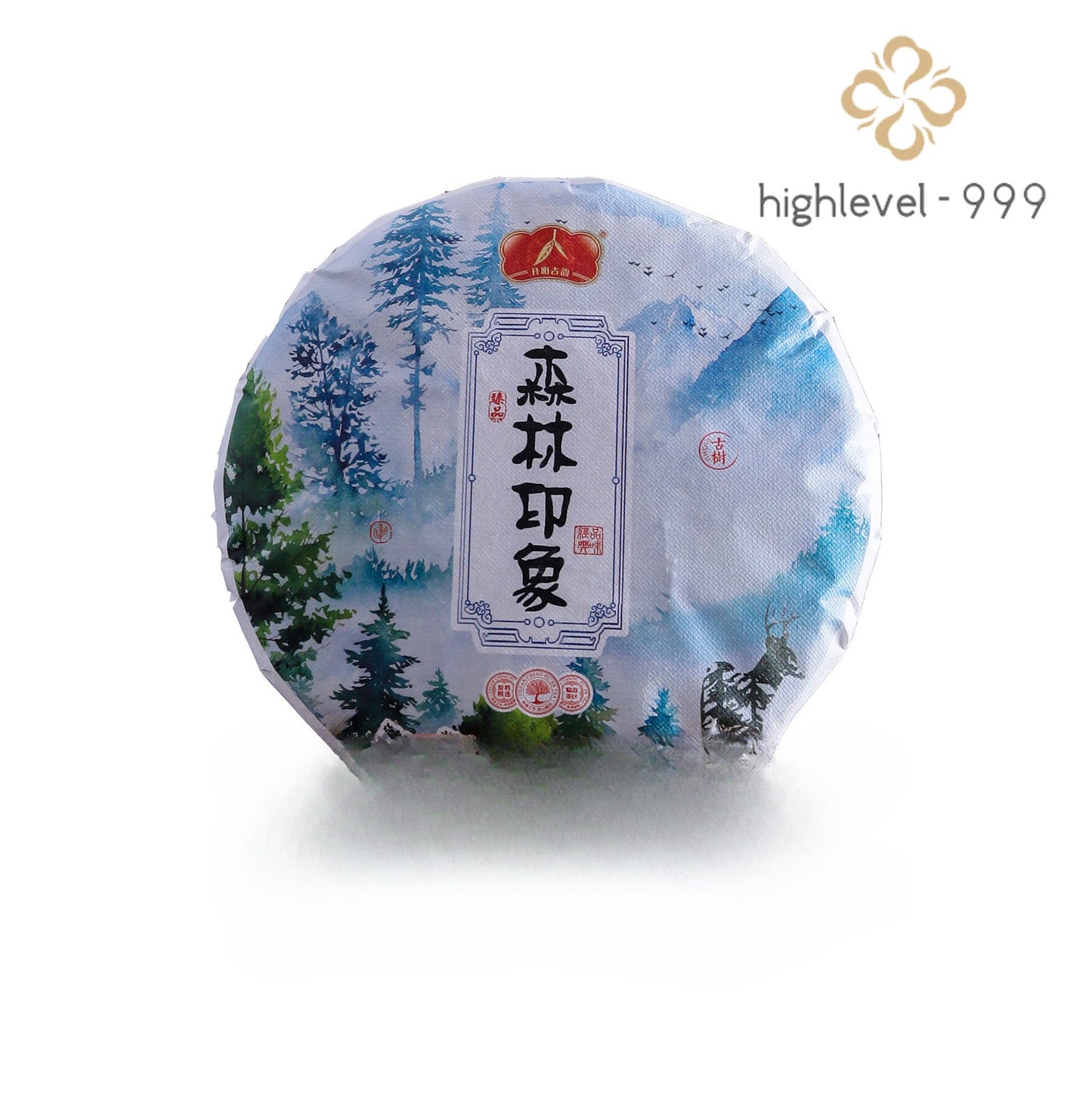 357g Yunnan Lincang Pu'er Tea Tightly Pressed Pu'er Tea Ancient Tree Tea