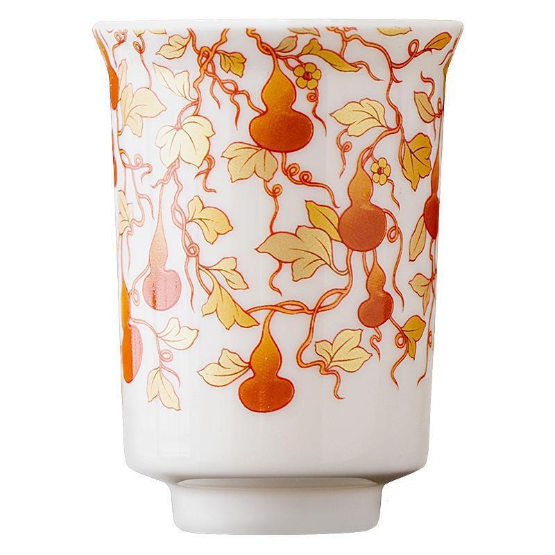 60ml Porcelain Tea Cup Fragrance Smelling Cup Handmade Chinese Kungfu Master Cup