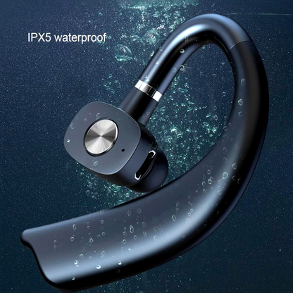Bluetooth 5.0 Earpiece Wireless Headset Noise Cancelling Earbuds Driving Trucker