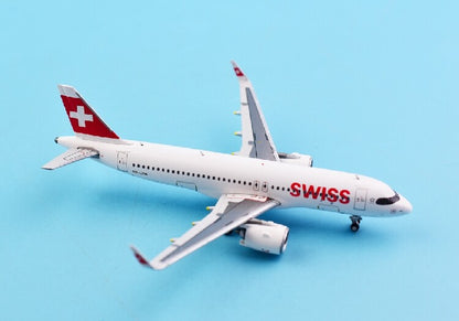 JC Wings Swiss Airbus A320NEO HB-JDB 1/400 diecast plane model aircraft