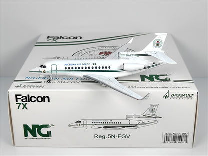 1:200 NG Model NIGERIAN AIR FORCE Falcon 7x Airplane Diecast Aircraft Model