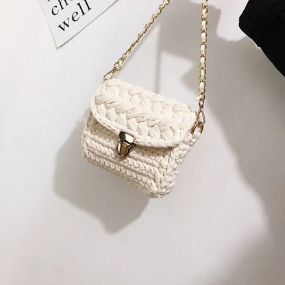 Women's Bag Woven Tote Bag Ladies Single Crossbody Bags Women Shoulder Bags