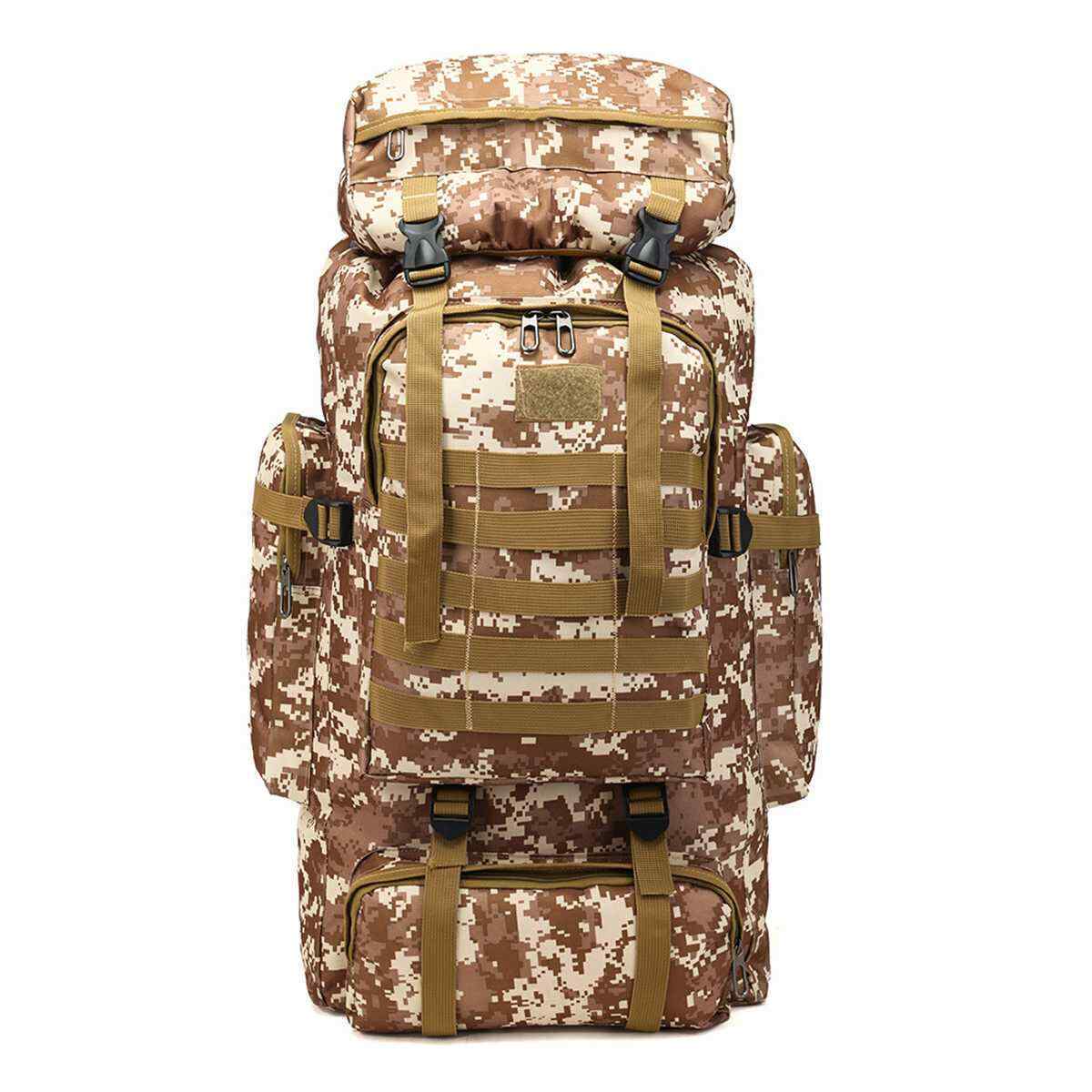 80L Military Backpack Camping Bag Tactical Backpack Men Hiking Travel Sport Bag