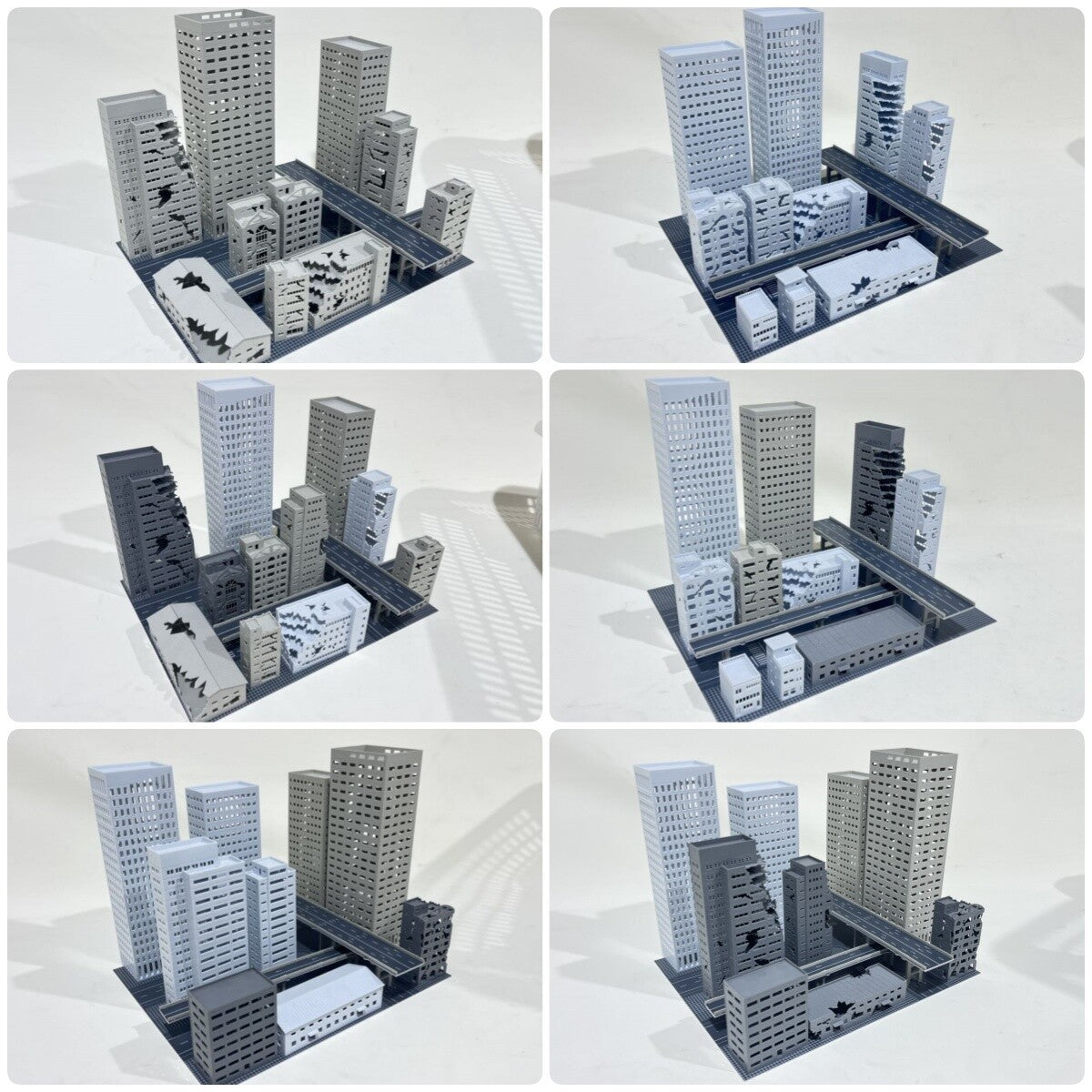 1/300 Building Model City Street House Scene Display Model