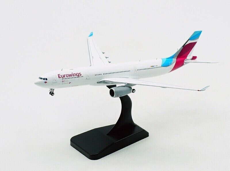 1:400 JC WINGS Eurowings AIRBUS A330-200 Passenger Airplane Diecast Plane Model