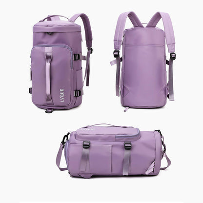 Sport Duffle Bag Canvas Travel Handbag Gym Yoga Luggage Bags Backpack Women Men