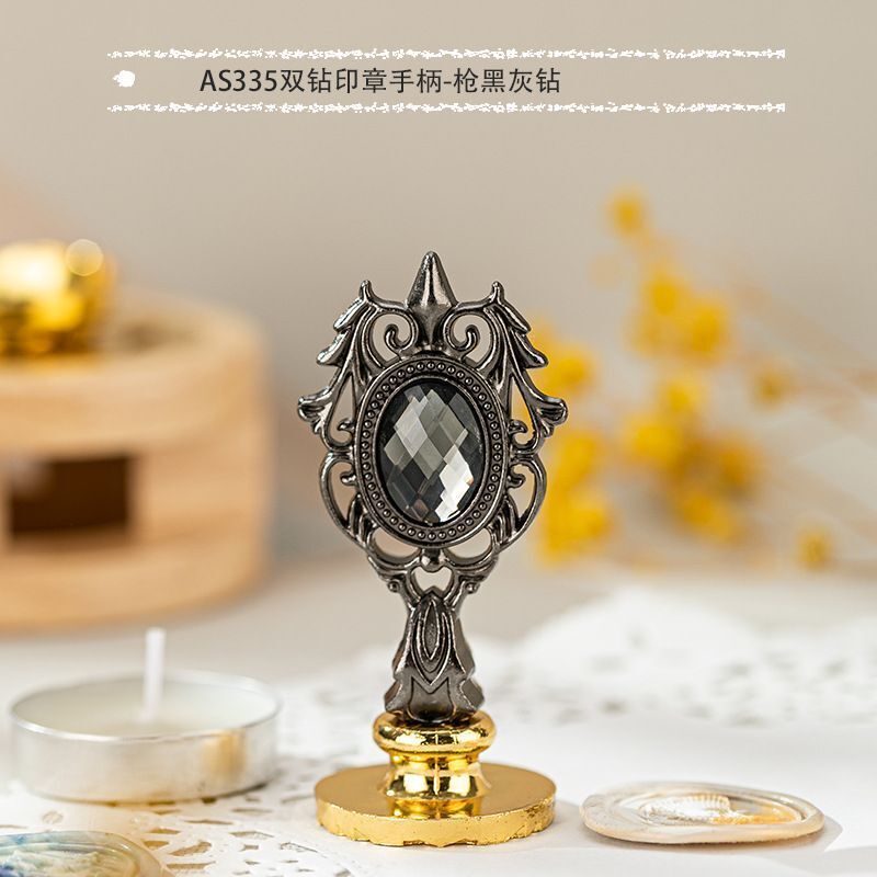 Wax Sealing Stamps Metal Retro Magic College Roman Column Handle DIY Card Making