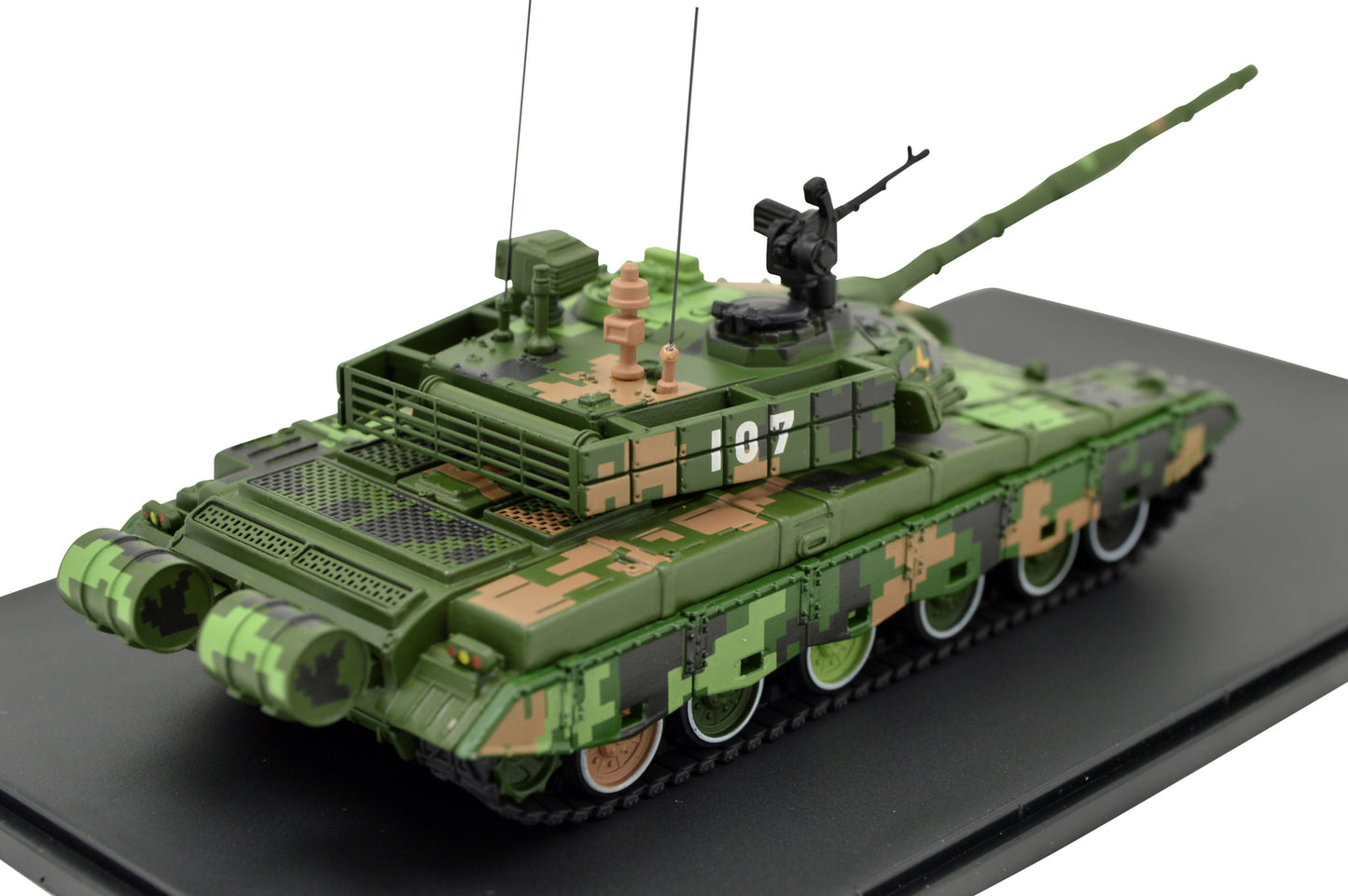 1:72 Chinese PLA ZTZ-99A Main Battle Tank Model Metal Diecast Armored Car 107
