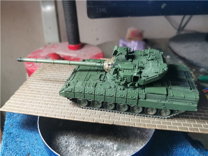 3D Printed 1/72 Russian Project 195 Tank Finished Product