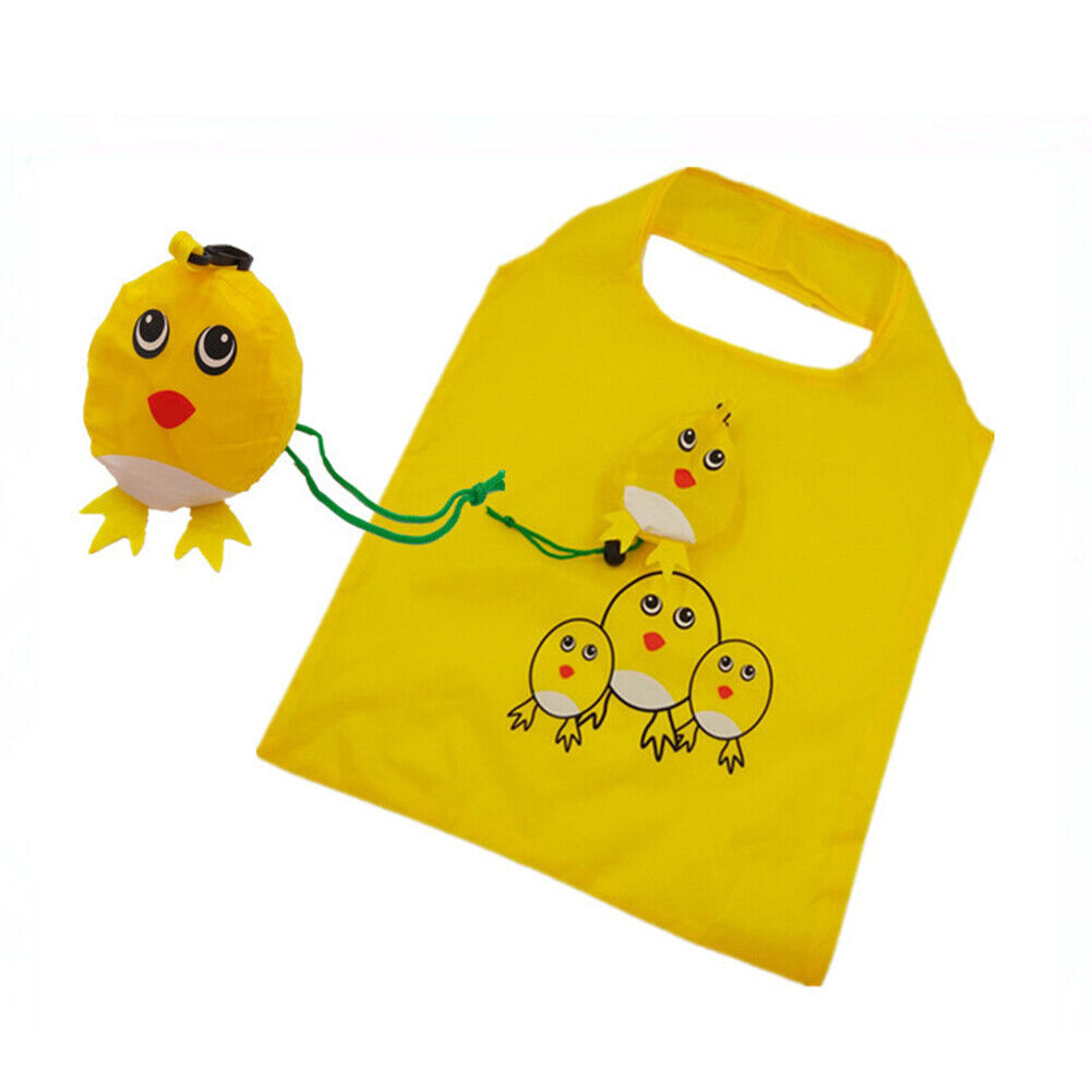 Cute Travel Foldable Handbag Grocery Tote Storage Reusable Animal Shopping Bags*