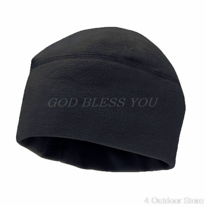 Unisex Winter Soft Warm Cap Polar Fleece Thickened Beanie Hat Windproof Thermal