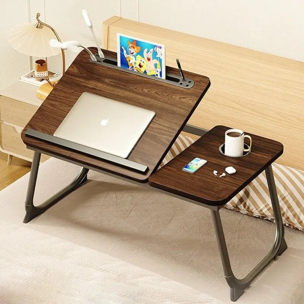Foldable Laptop Bed Table Adjustable Portable Desk