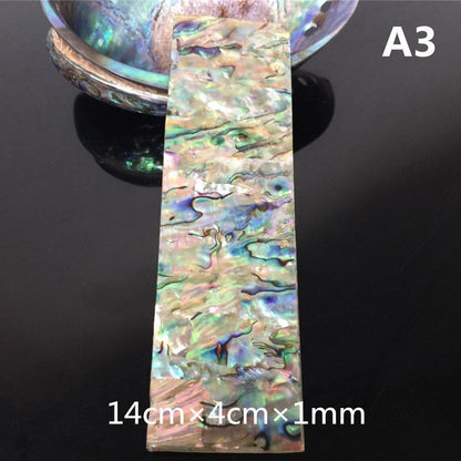 Abalone Shell Sheet DIY Musical Instrument Furniture Inlay Home Decor 14x4cmx1mm