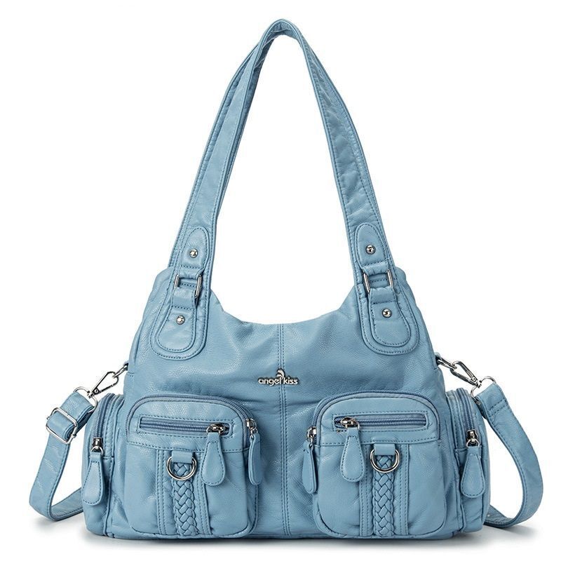 Shoulder Bag Crossbody Multifunctional Handbag Waterproof Purse Traveling Pack