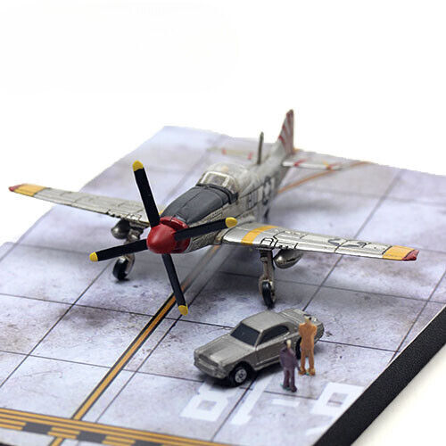 Airport Runway Floor Scene Deck Props Air Force Apron Model Scene（No airplane）