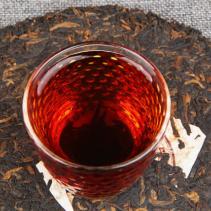 Aged Shu Pu Er Ripe Cake BI CHA BI * Yunya Spring Pu Wen Puer Tea 400g