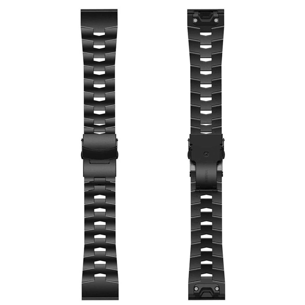 Black 26mm Wristband Bracelet Strap For Garmin D2 Fenix 6 Descent Quatix Watch m