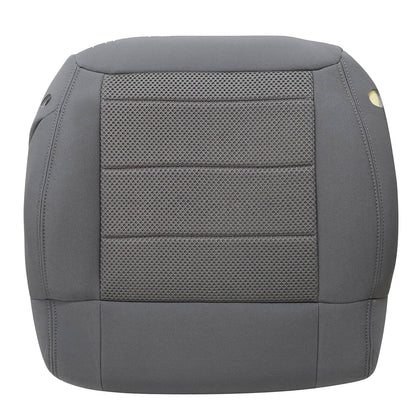 New Driver Side Gray Bottom Cloth Seat Cover For Jeep Wrangler Sahara 2008-2010