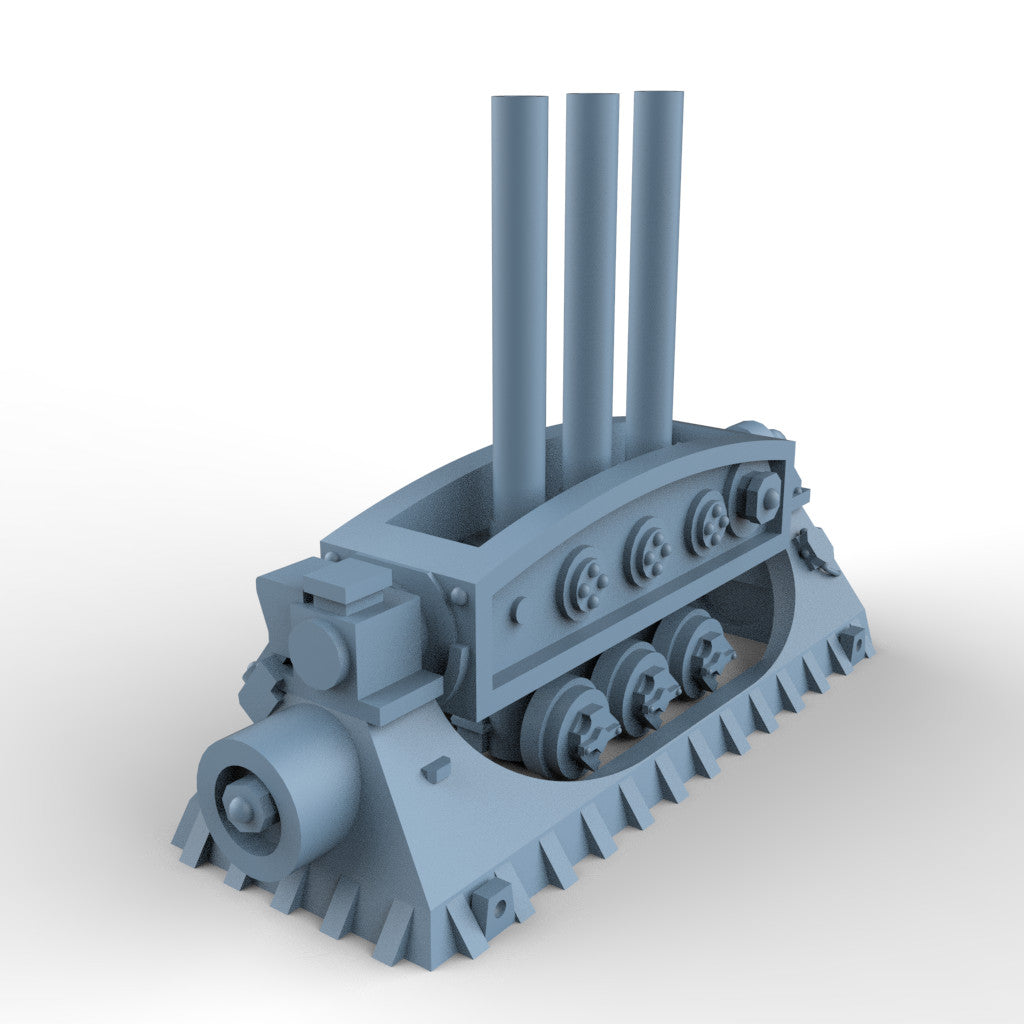 1/350 Model British Mark 10 Triple-Mounted Extended Range Depth Charge Mortar