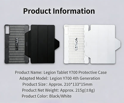 Original Lenovo Legion Tab Y700 Gen 4 (2025) Tablet Folio Case Stand Cover