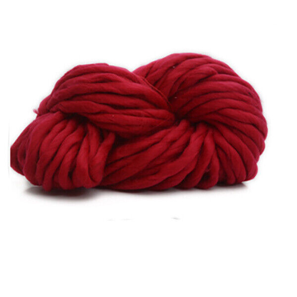 Hot Sale 250g Chunky Wool Yarn Bulky Arm Knitting Wool Roving Crocheting Yarn