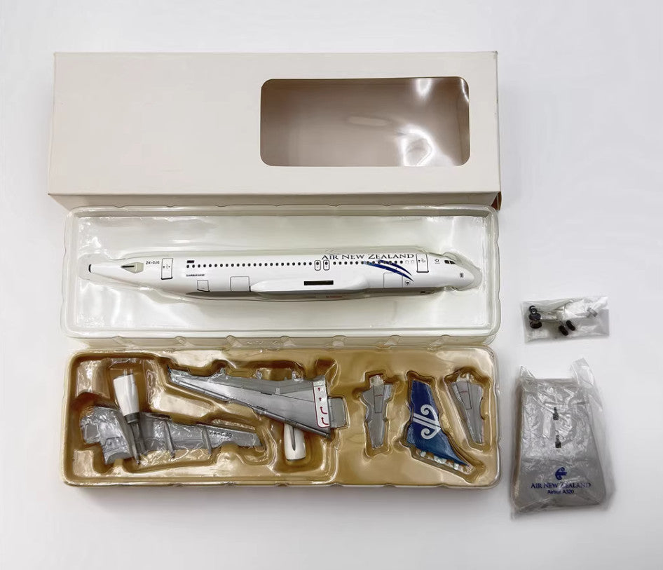 1:200 Hogan AIR NEW ZEALAND AIRBUS A320 Passenger Airplane ABS Plastic Model
