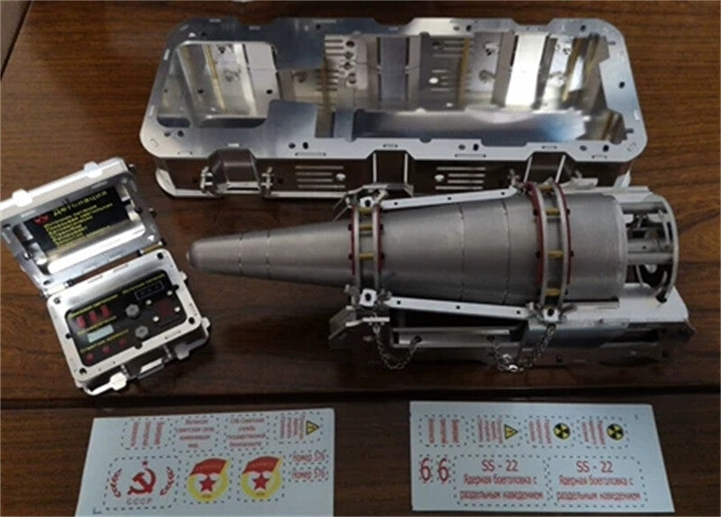 1/6 Scale DIY Soviet Union Russian SS-22 Nuclear Warhead Assembly Metal Model