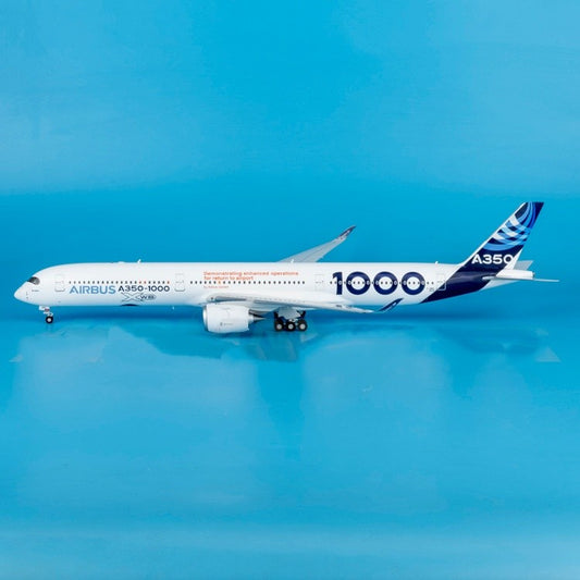 1:200 37CM JC Wings Airbus A350-1000XWB Flap Down Plane Diecast Aircraft Model