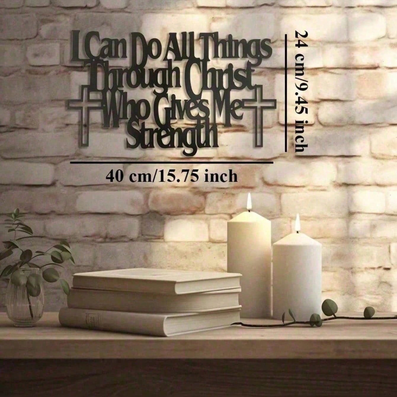 CIFbuy Inspirational Metal Tin Sign Motivational Wall Art Home Office Gift