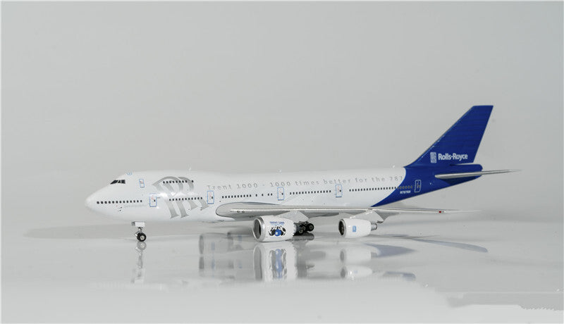 Phoenix for Rolls Royce for Boeing 747-200 N787RR Old painting 1/400 Plane Model