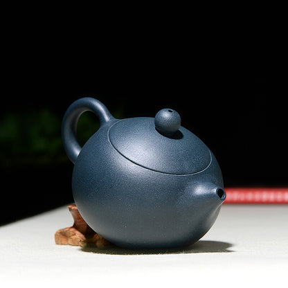 6oz handmade tea pot ball shaped infuser holes water lock yixing zisha xishi pot