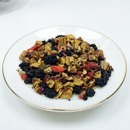 Date Tea for Men Energy and Wellness Support Ginseng Mulberry Goji Berry Red