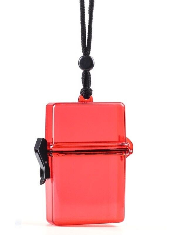 Cigarettes Box Holders Transparent Tobacco Case W/ Chain Ins Acrylic 72x29x112mm