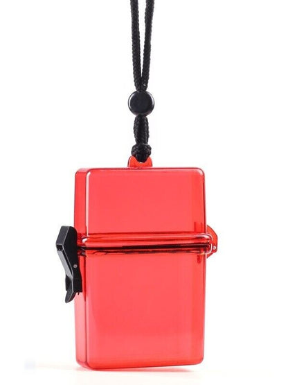 Cigarettes Box Holders Transparent Tobacco Case W/ Chain Ins Acrylic 72x29x112mm