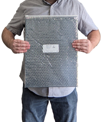 10 Pack 13"x18" Resealable Cushioned Static Shielding Bags, Lightweight ESD